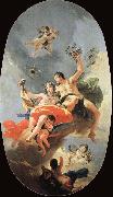 Giovanni Battista Tiepolo Triumph of ephy and Flora oil on canvas